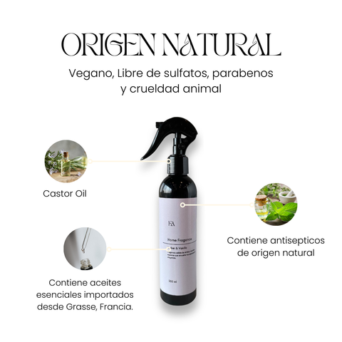 Room Spray - Aromatizante de lujo para interiores, Perfume de Interiores (250ml)