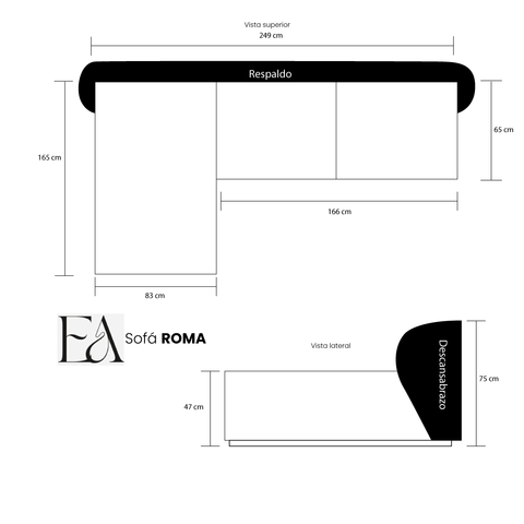 Sofá Roma